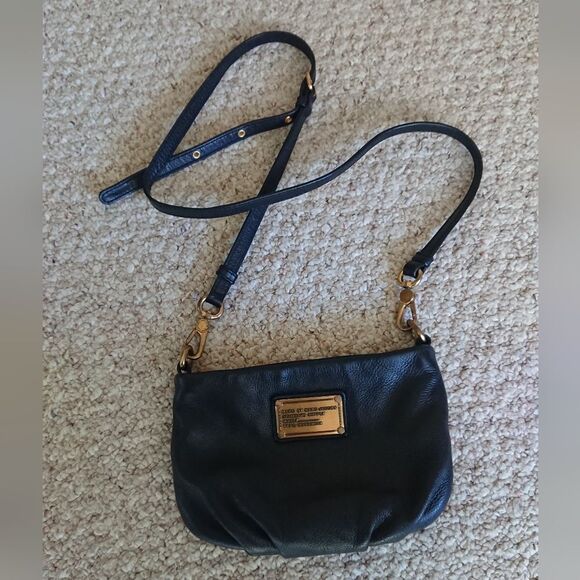 Marc by marc jacobs CLASSIC Q Percy LEATHER CROSSBODY BAG - Picture 1 of 15